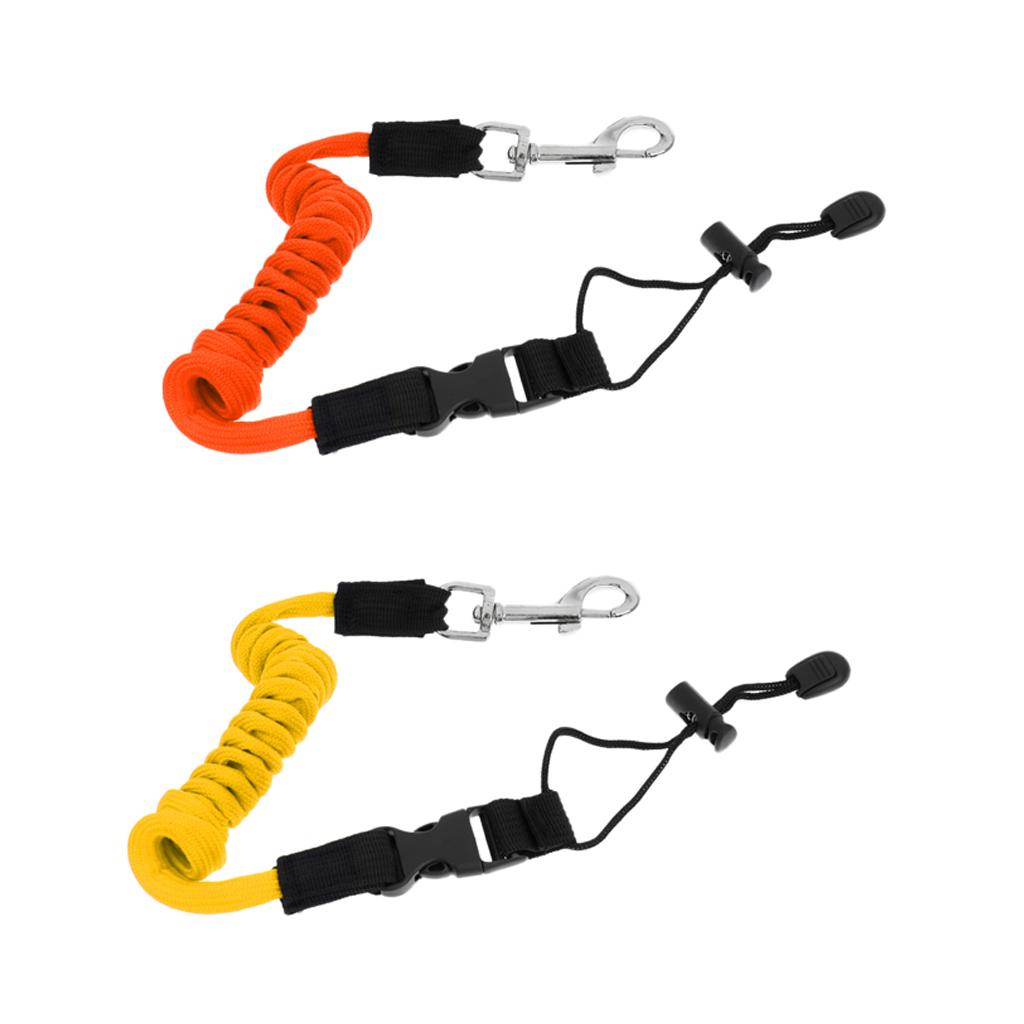 Fishing Kayak Paddle Leash - Kajak-Paddel-Leine TPU Spiralförmiges Seil Sicherheitsleine für