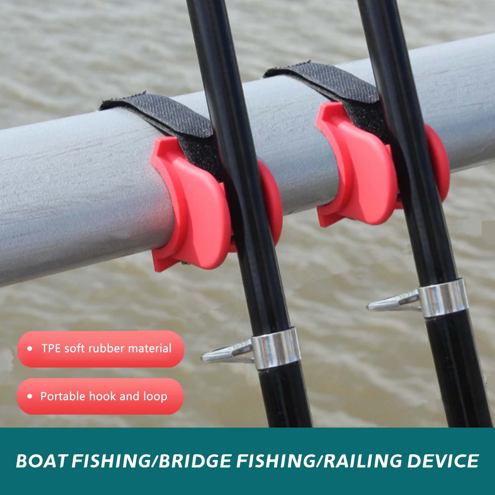 Fishing Kayak Rod Holder - U-förmiger Angelrutenhalter mit Robuster Konstruktion TPE