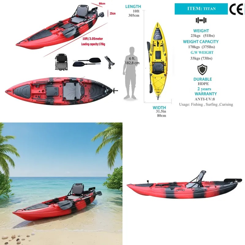 10ft Einzel-Sitz-Angelkajak mi – Fishing Kayak Seat Bewertung und Preis